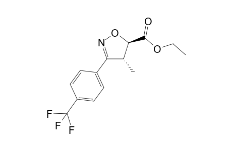 Ethyl 3-(4-trifluoromethylphenyl)-4,5-dihydroisoxazole-4-methyl-5-carboxylate
