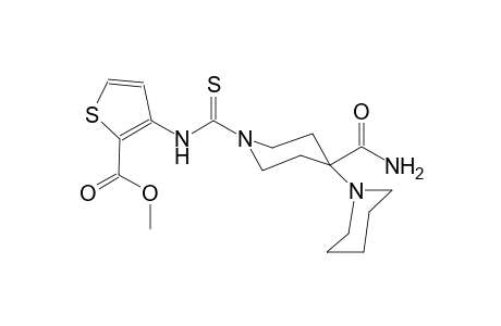 methyl 3-(2-{4'-acetyl-[1,4'-bipiperidin]-1'-yl}-2-sulfanylideneethyl)thiophene-2-carboxylate