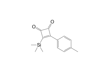 3-(4-Methylphenyl)-4-trimethylsilyl-cyclobut-3-ene-1,2-dione