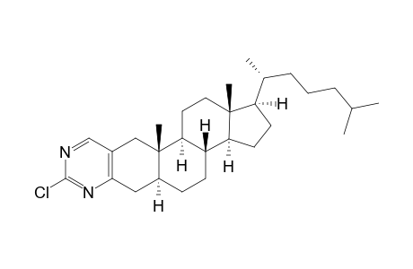 2'-Chloro-5.alpha.-cholest-2-eno[3,2-d]pyrimidine