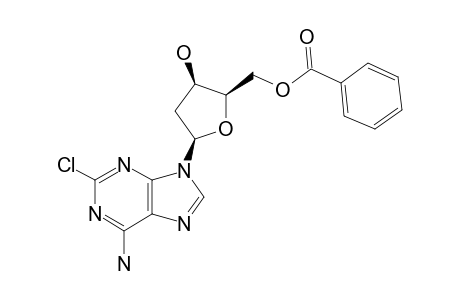 9-(5-O-BENZOYL-2-DEOXY-BETA-L-THREO-PENTOFURANOSYL)-2-CHLOROADENINE