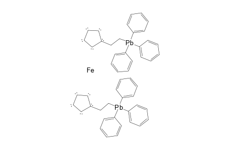 Ferrocene, 1,1'-bis[2-(triphenylplumbyl)ethyl]-