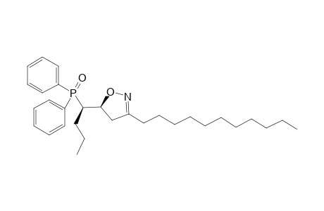 (1'R*,5S*)-5-(1'-Diphenylphosphinoylbutyl)-3-undecyl-4,5-dihydroisoxazole