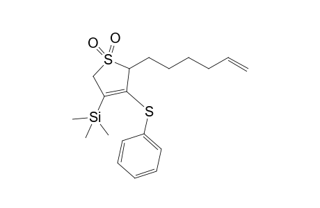 2-(5-Hexenyl)-3-(phenylthio)-4-(trimethylsilyl)-3-sulfolene