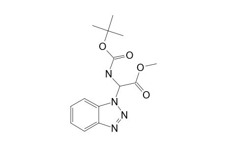 METHYL_N-TERT.-BUTOXYCARBONYL-ALPHA-(BENZOTRIAZOL-1-YL)-GLYCINATE