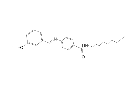 Benzamide, 4-(3-methoxybenzylidenamino)-n-octyl-