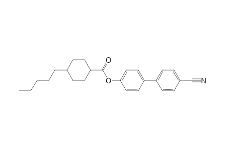 (4'-cyanide)yl-[1,1'-biphenyl]-4-yl (4-pentylcyclohexanecarboxylate)