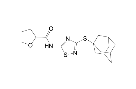 2-Furancarboxamide, tetrahydro-N-[3-(tricyclo[3.3.1.1~3,7~]dec-1-ylthio)-1,2,4-thiadiazol-5-yl]-