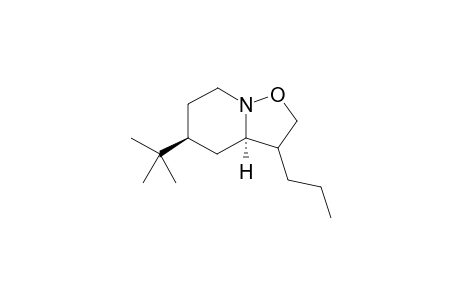 (.+-.)-5-S*-tert-Butyl-3-propyl-3a-R*-3a-h-hexahydropyrido[1,2-b]isoxazole