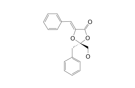 [2S,(5Z)]-2-BENZYL-5-BENZYLIDENE-2-(HYDROXYMETHYL)-1,3-DIOXOLAN-4-ONE