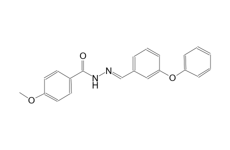 benzoic acid, 4-methoxy-, 2-[(E)-(3-phenoxyphenyl)methylidene]hydrazide