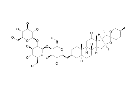 NEOHECOGENIN_3-O-BETA-D-GLUCOPYRANOSYL-(1->2)-BETA-D-GLUCOPYRANOSYL-(1->4)-BETA-D-GALACTOPYRANOSIDE