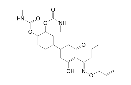 2-Cyclohexen-1-one, 5-[3,4-bis[[(methylamino)carbonyl]oxy]cyclohexyl]-3-hydroxy-2-[1-[(2-propenyloxy)imino]butyl]-