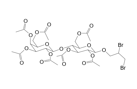 2,3-Dibromoprop-1-yl-2,3,6-tri-O-acetyl-4-O-(2,3,4,6-tetra-O-acetyl-b-d-galactopyranosyl)-b-d-glucopyranoside