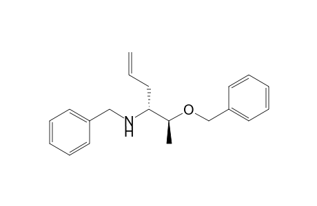 (2S,3R)-N-Benzyl-2-(benzyloxy)hex-5-en-3-amine
