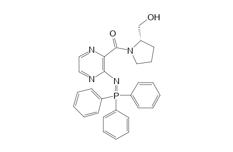 N-{(2S)-2-(Hydroxymethyl)pyrrolidine}-3-(triphenylphosphranylidene)aminopyrazine-2-carboxamide