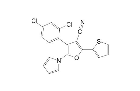 4-(2,4-dichlorophenyl)-5-(pyrrol-1-yl)-2-(2-thienyl)-3-furonitrile