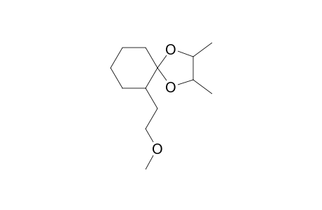 6-(2-Methoxy-ethyl)-2,3-dimethyl-1,4-dioxa-spiro[4.5]decane