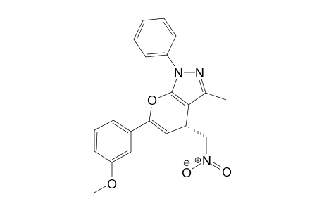 (R)-6-(3-methoxyphenyl)-3-methyl-4-(nitromethyl)-1-phenyl-1,4-dihydropyrano[2,3-c]pyrazole
