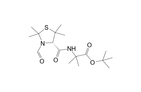 2-[[(4S)-3-formyl-2,2,5,5-tetramethyl-thiazolidine-4-carbonyl]amino]-2-methyl-propionic acid tert-butyl ester