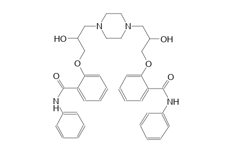 benzamide, 2-[2-hydroxy-3-[4-[2-hydroxy-3-[2-[(phenylamino)carbonyl]phenoxy]propyl]-1-piperazinyl]propoxy]-N-phenyl-