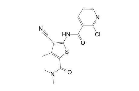 2-chloro-N-{3-cyano-5-[(dimethylamino)carbonyl]-4-methyl-2-thienyl}nicotinamide