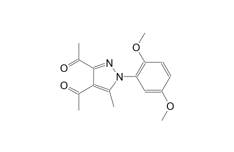 1,1'-(1-(2,5-dimethoxyphenyl)-5-methyl-1H-pyrazole-3,4-diyl)diethanone