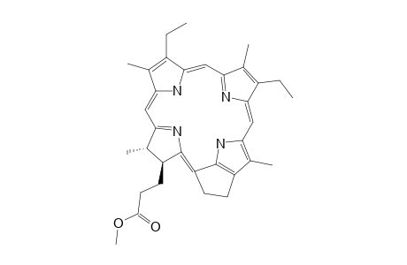 Methyl 9-desoxomesopyropheophorbide