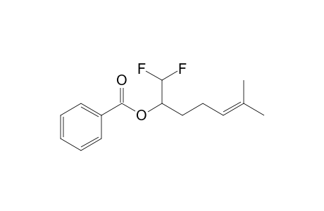 1,1-Difluoro-6-methylhept-5-en-2-yl benzoate