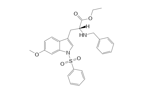 (-)-6-Methoxy-N(a)-(benzenesulfonyl)-N(b)-benzyltryptophan Ethyl Ester