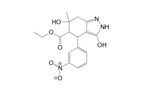 ethyl 3,6-dihydroxy-6-methyl-4-(3-nitrophenyl)-4,5,6,7-tetrahydro-2H-indazole-5-carboxylate