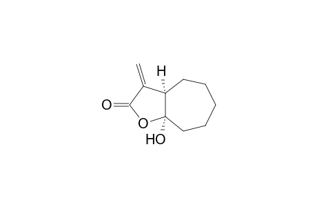 2H-Cyclohepta[b]furan-2-one, octahydro-8-hydroxy-3-methylene-, (3a.alpha.,8.beta.,8a.alpha.)-