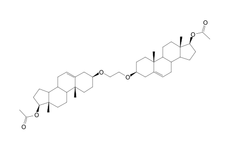 1,2-Bis[(17.beta.-acetoxyandrost-5-en-3-.beta.-yl)oxy]ethane