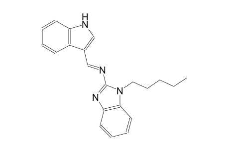 N-[(E)-1H-indol-3-ylmethylidene]-1-pentyl-1H-benzimidazol-2-amine