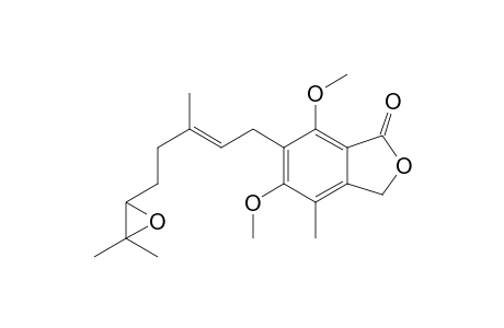 (E)-1,3-dihydro-4,6-dimethoxy-7-methyl-3-oxo-5-(3,7-dimethyl-6,7-epoxyoct-2-ene)