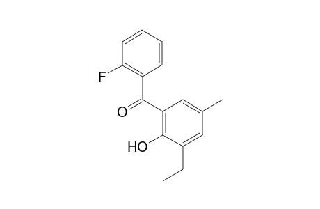 (3-ethyl-2-hydroxy-5-methylphenyl)(2-fluorophenyl)methanone