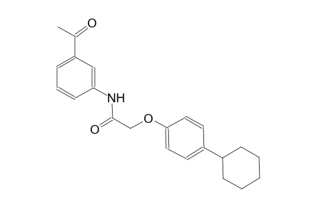 acetamide, N-(3-acetylphenyl)-2-(4-cyclohexylphenoxy)-