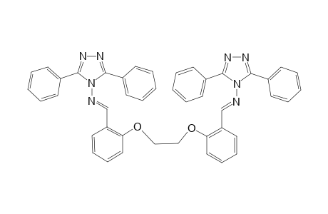 1,2-BIS-[ORTHO-(N-METHYLIDENAMINO-3,5-DIPHENYL-4H-1,2,4-TRIAZOLE-4-YL)-PHENOXY]-ETHANE
