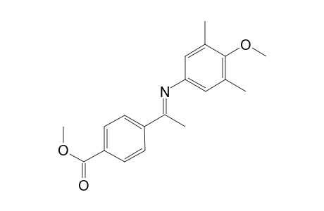 N-(3,5-Dimethyl-4-methoxy)phenyl-1-(4-carbomethoxy)phenylethylideneamine