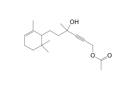 4-Methyl-4-hydroxy-6-(2',6',6'-trimethylcyclohex-2'-en-1'-yl)hex-2-yyl acetate