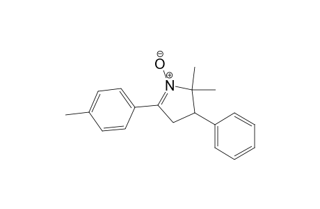 2H-Pyrrole, 3,4-dihydro-2,2-dimethyl-5-(4-methylphenyl)-3-phenyl-, 1-oxide