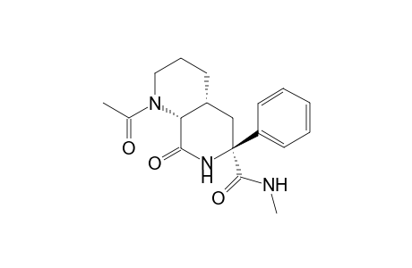 1-Acetyl-N-methyl-8-oxo-6-phenyl(decahydro)[1,7]naphthyridine-6-carboxamide