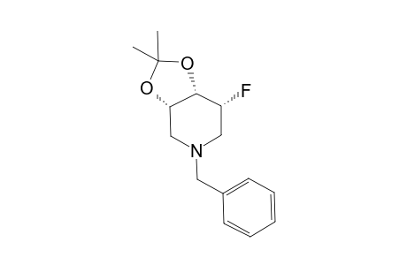 (3aS,7R,7aS)-5-benzyl-7-fluoro-2,2-dimethyl-4,6,7,7a-tetrahydro-3aH-[1,3]dioxolo[4,5-c]pyridine