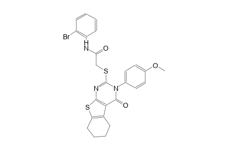 N-(2-bromophenyl)-2-{[3-(4-methoxyphenyl)-4-oxo-3,4,5,6,7,8-hexahydro[1]benzothieno[2,3-d]pyrimidin-2-yl]sulfanyl}acetamide