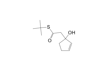 S-(tert-Butyl) (1-hydroxy-2-cyclopenten-1-yl)ethanethioate