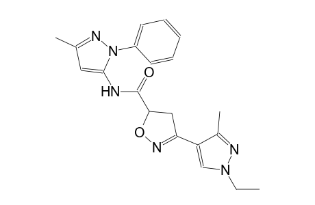 5-isoxazolecarboxamide, 3-(1-ethyl-3-methyl-1H-pyrazol-4-yl)-4,5-dihydro-N-(3-methyl-1-phenyl-1H-pyrazol-5-yl)-