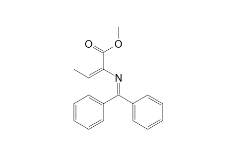 Methyl (2E)-2-[(diphenylmethylene)amino]-2-butenoate