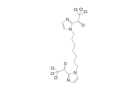 1,1'-(1,7-Heptamethylene)-2,2'-bis(trichloroacetyl)bis(imidazole)