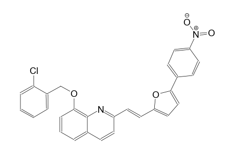 2-chlorobenzyl 2-{(E)-2-[5-(4-nitrophenyl)-2-furyl]ethenyl}-8-quinolinyl ether