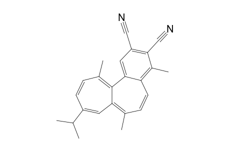 9-Isopropyl-4,7,12-trimethylbenzo[a]heptalene-2,3-dicarbonitrile